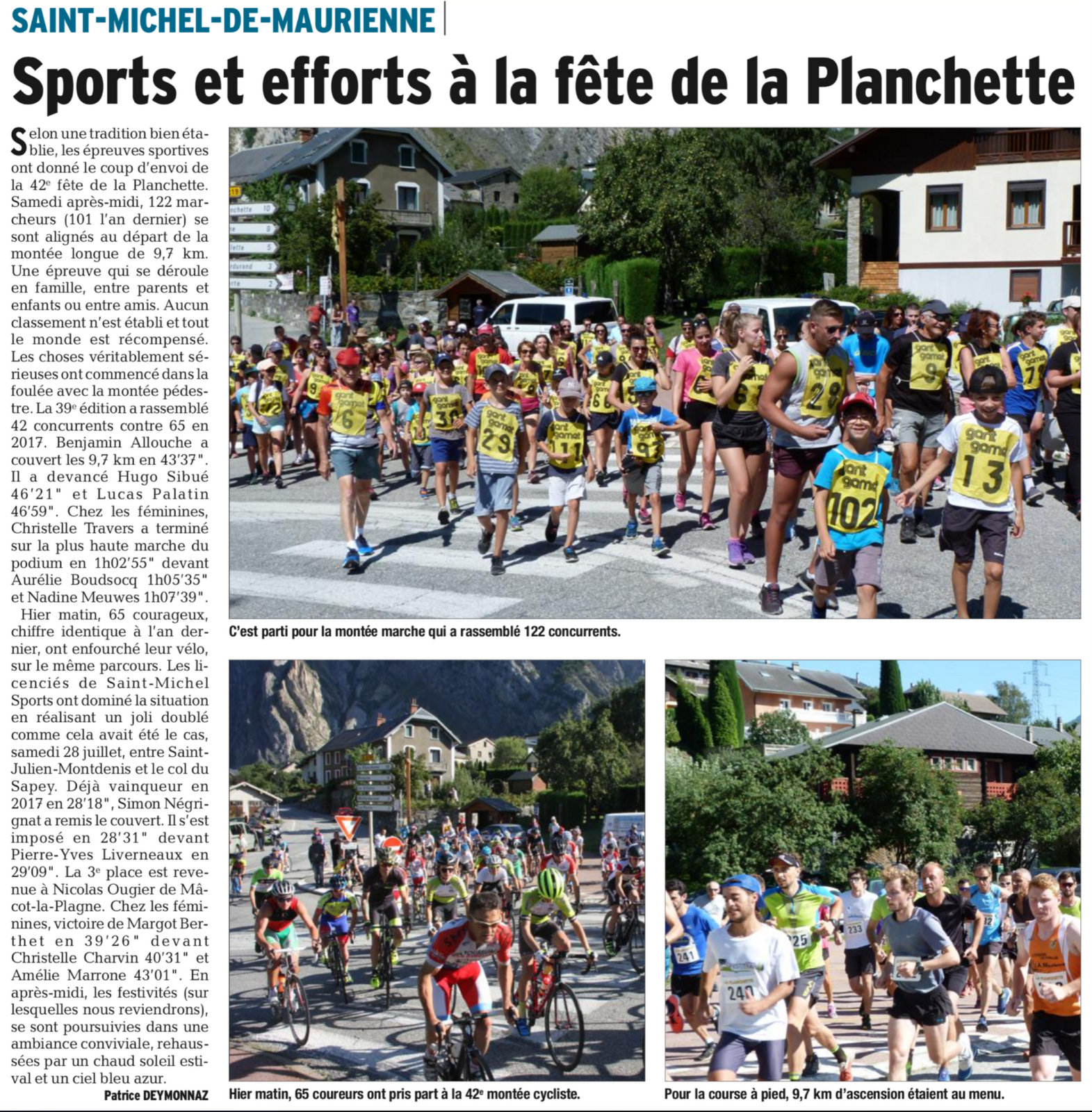 Fete de la Planchette 2018